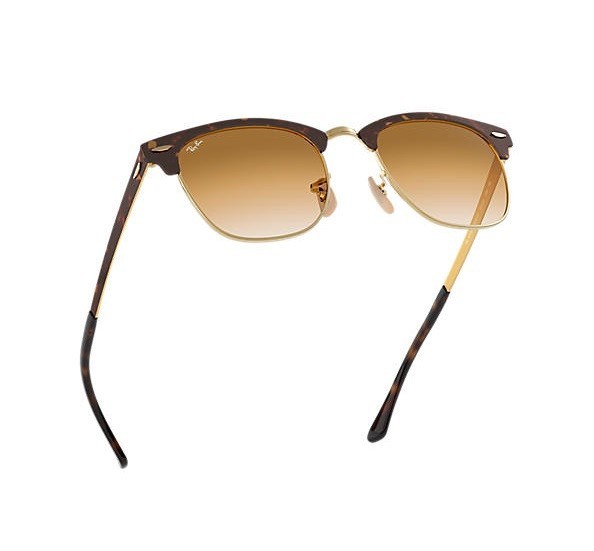 Ray Ban Clubmaster Metal Rb3716 Sunglasses Tortoise Frame Light Brown Gradient Lens Ray Ban Outlet Online